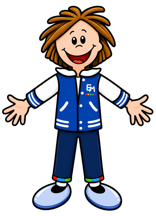 Niña de EducaMates con los brazos abiertos