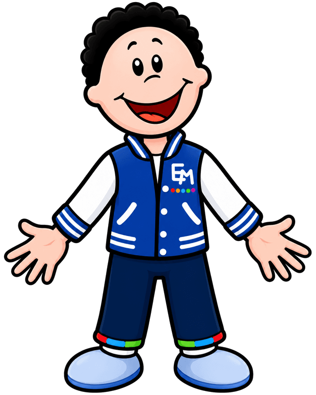 Niño de EducaMates con los brazos abiertos
